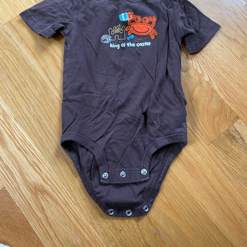 OshKosh B'gosh Brown King of the Castle Bodysuit